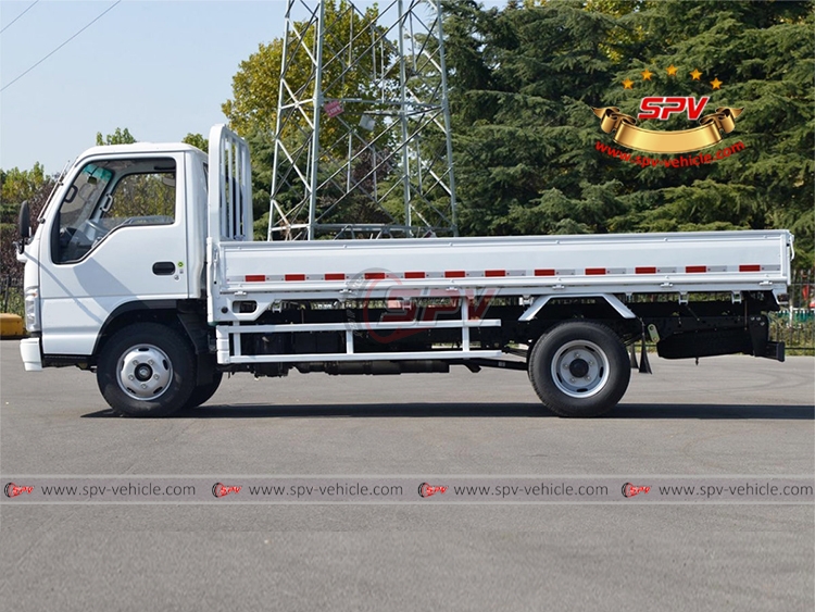 ISUZU ELF Cargo Van Truck - Left Side